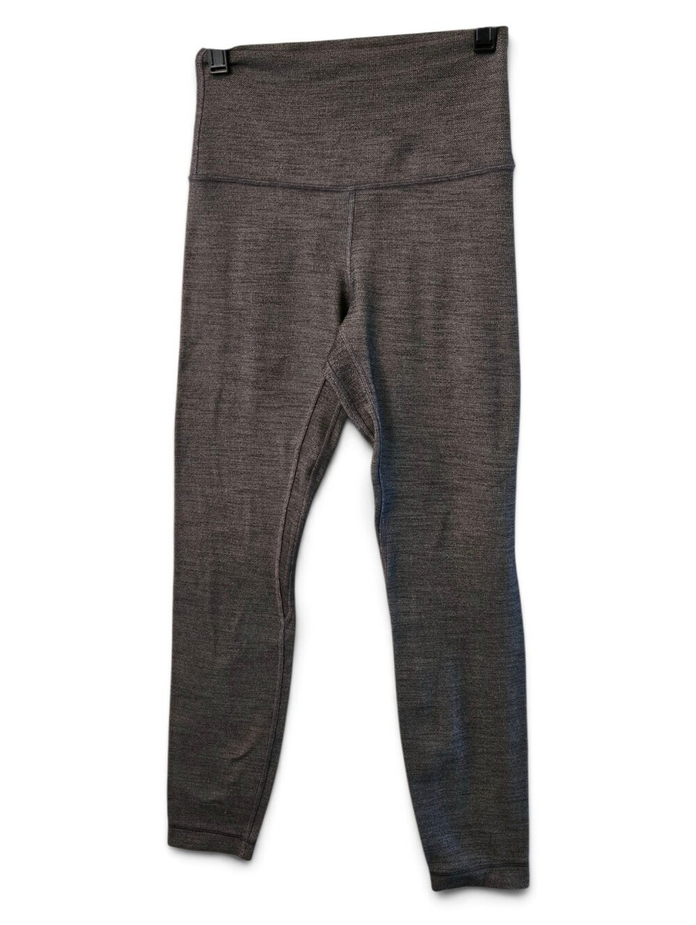 Lululemon Leggings Gray Black Lined Size 4 - Picture 3 of 12